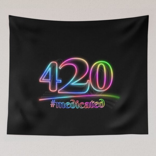 Item preview, 420 #medicated designed and sold by lucidfrog.