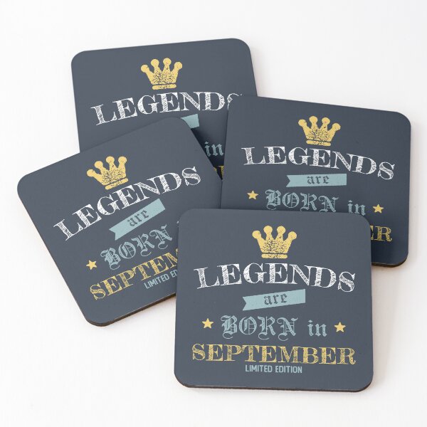 Item preview, Funny Birthday Legends are Born in September designed and sold by wingstar.