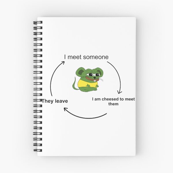 Item preview, Cheesed to meet you meme  designed and sold by PepperArtsy.