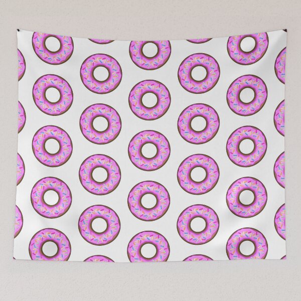 Item preview, Pink Frosted Donut with Colorful Sprinkles - Sweet Treat Design designed and sold by JThornArt.