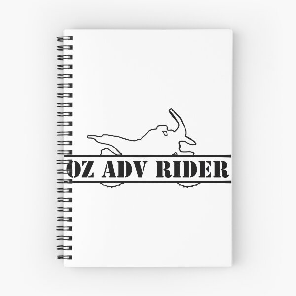 Item preview, Oz ADV Rider logo black designed and sold by ozadvrider.