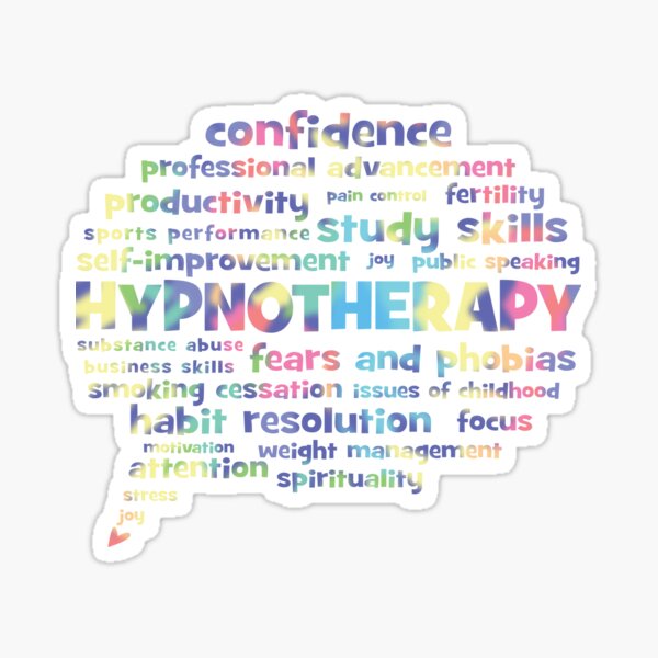 Item preview, Hypnotherapy Words (Purple Tie Dye Edition) designed and sold by LouiseFranksArt.