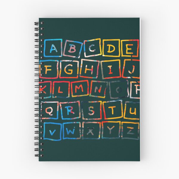 Item preview, AtoZ Alphabet design art sticker designed and sold by Graphiana.