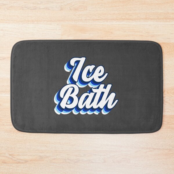 Item preview, Ice Bath - Blue - Groovy Text - Wild Swimming Tees designed and sold by WildSwimming.
