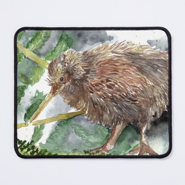 Item preview, Kiwi - watercolour painting designed and sold by Karottenlotte.
