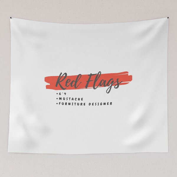 Item preview, West Elm Caleb new york red flags design featuring the furniture designer  - find your thing for the new you designed and sold by Fortified.