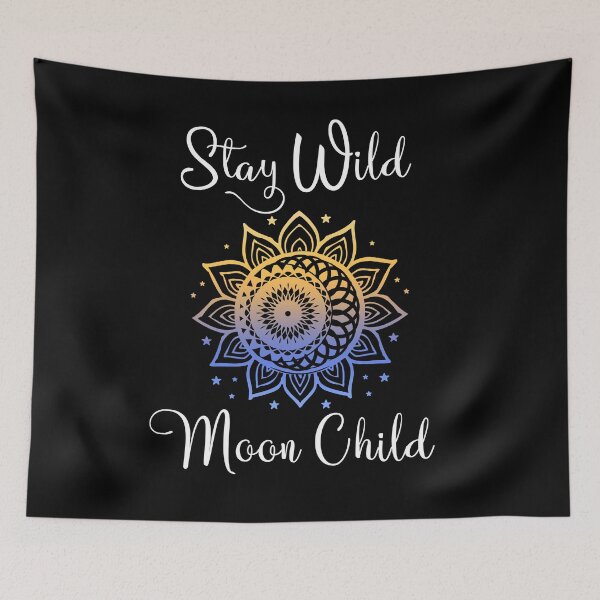Item preview, Stay Wild Moon Child Boho designed and sold by Fran Fryberg.