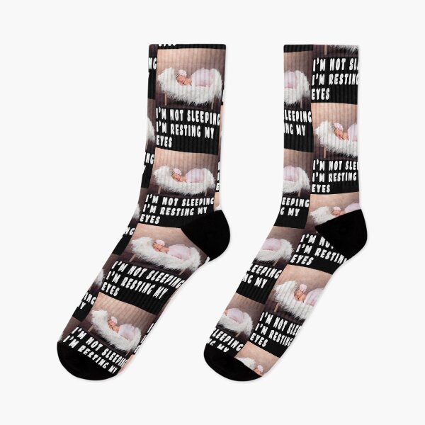 Item preview, I'M NOT SLEEPING, I'M RESTING MY EYES. designed and sold by GOLDFAMILYSHOP.