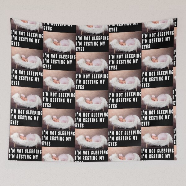 Item preview, I'M NOT SLEEPING, I'M RESTING MY EYES. designed and sold by GOLDFAMILYSHOP.