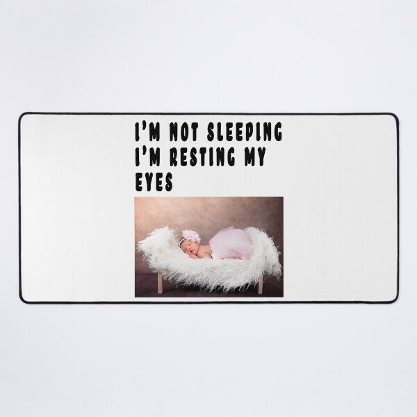 Item preview, I'M NOT SLEEPING, I'M RESTING MY EYES. designed and sold by GOLDFAMILYSHOP.