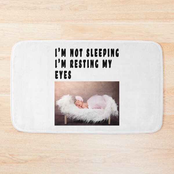 Item preview, I'M NOT SLEEPING, I'M RESTING MY EYES. designed and sold by GOLDFAMILYSHOP.