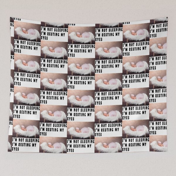 Item preview, I'M NOT SLEEPING, I'M RESTING MY EYES. designed and sold by GOLDFAMILYSHOP.
