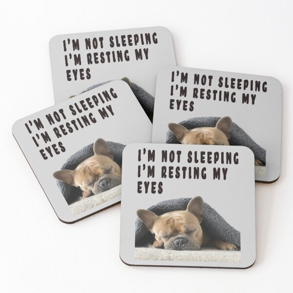 Item preview, I'M NOT SLEEPING, I'M RESTING MY EYES. designed and sold by GOLDFAMILYSHOP.
