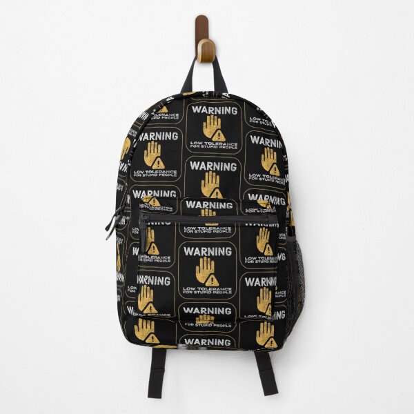 Item preview, Warning, Low Tolerance For Stupid People designed and sold by OutcastBrain.