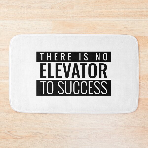 Item preview, THERE IS NO ELEVATOR TO SUCCESS MOTIVATIONAL STICKER designed and sold by SuccessfulVibes.