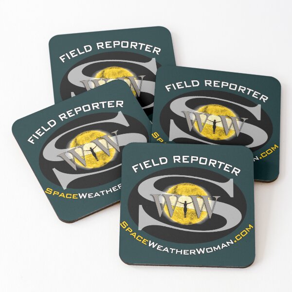 Item preview, Space Weather Woman Field Reporter Yellow Sun designed and sold by tamithaskov.