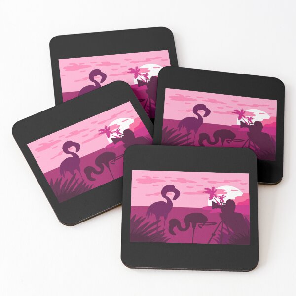 Artikelvorschau, Flamingo in der Natur - Flamingo-Clipart entworfen und verkauft von The-Meraki-Man.