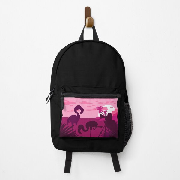 Item preview, flamingo in nature - flamingo clipart designed and sold by The-Meraki-Man.