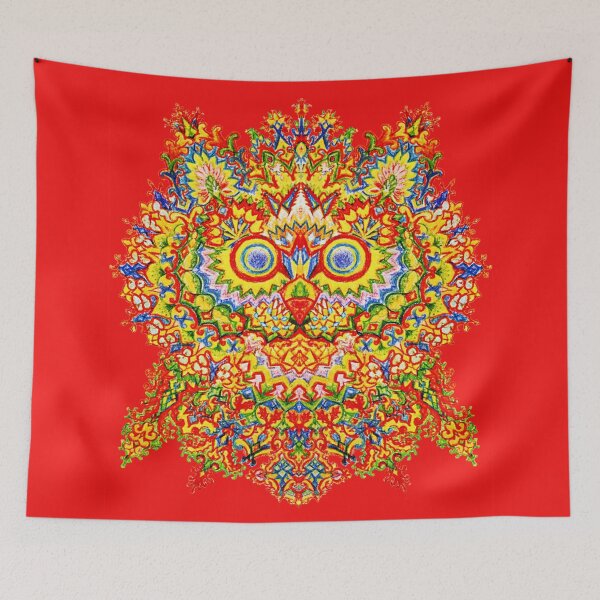 Item preview, Louis Wain, Kaleidoscope Cat designed and sold by Vatroslav.