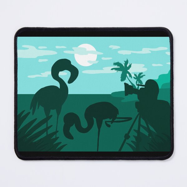 Item preview, flamingo in nature - flamingo clipart 03 designed and sold by The-Meraki-Man.