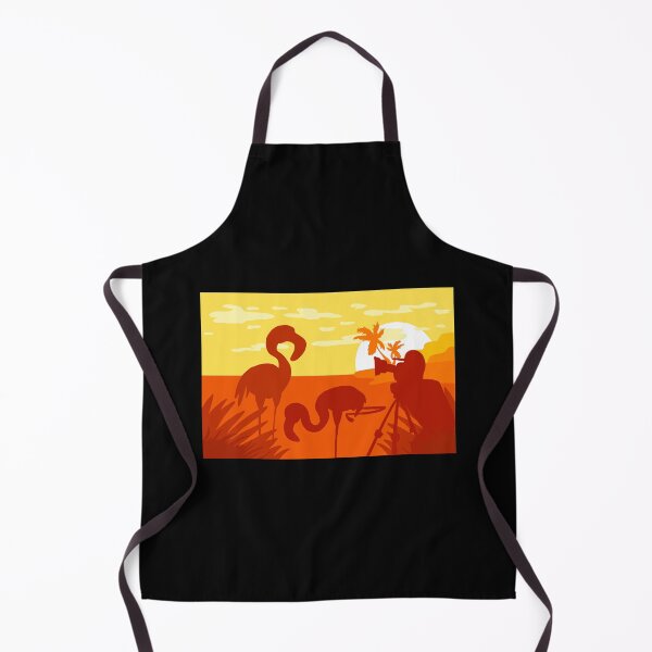 Item preview, flamingo in nature - flamingo clipart sunset 04 designed and sold by The-Meraki-Man.