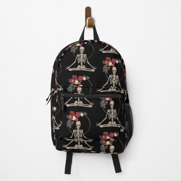 Item preview, Yoga -Skeleton-Yoga- How to Meditate-Skeleton meditation Flower designed and sold by TeeARTHY.