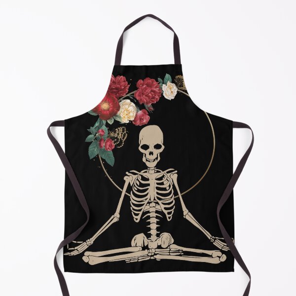 Item preview, Yoga -Skeleton-Yoga- How to Meditate-Skeleton meditation Flower designed and sold by TeeARTHY.
