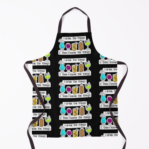 Item preview, FUNNY cocktail lovers - I DRINK and know THINGS - beer drinkers PARTY TIME - social drinker designed and sold by originalsusie.