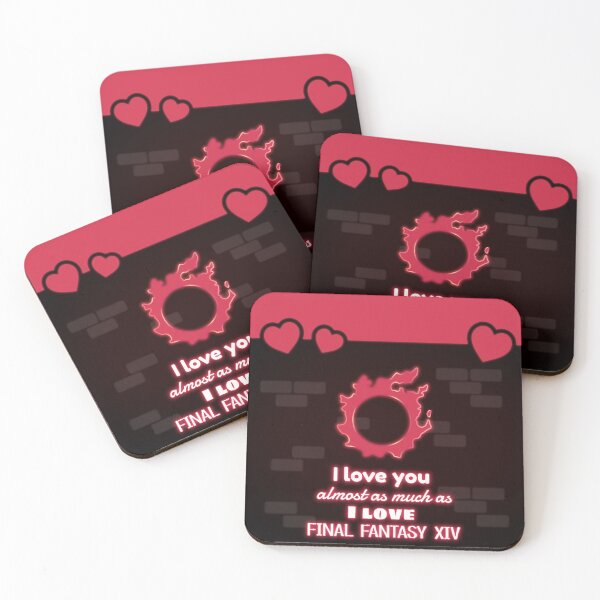 Item preview, I Love you as much as I Love Final Fantasy XIV designed and sold by ThePhookas.