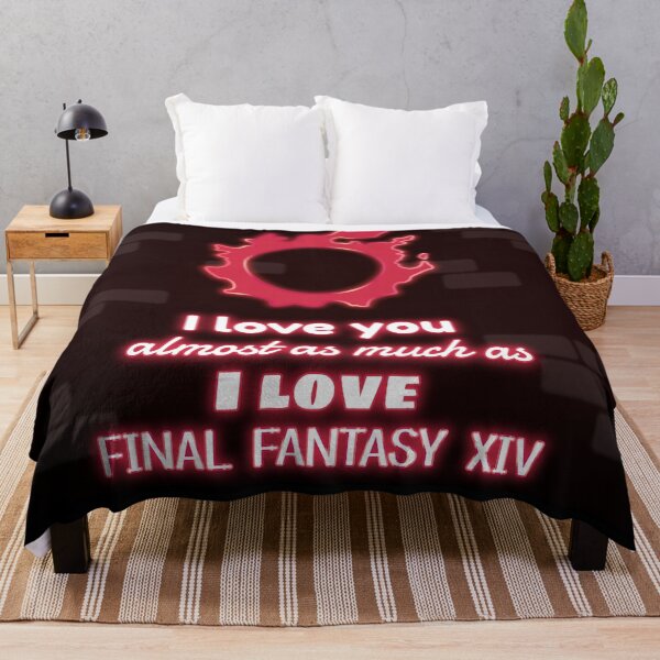 Item preview, I Love you as much as I Love Final Fantasy XIV designed and sold by ThePhookas.