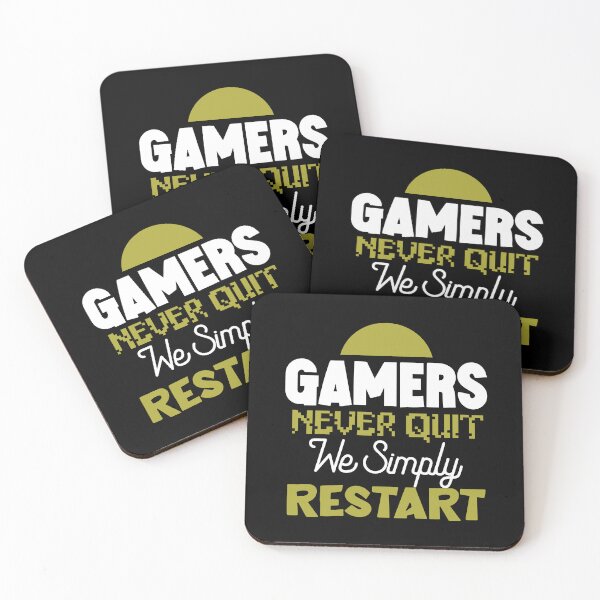 Item preview, Gamers Never Quit. We Simply Restart. designed and sold by palaco210.