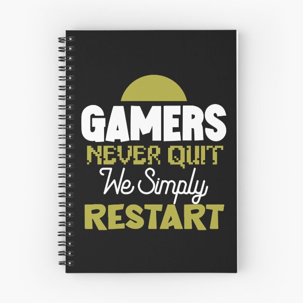 Item preview, Gamers Never Quit. We Simply Restart. designed and sold by palaco210.