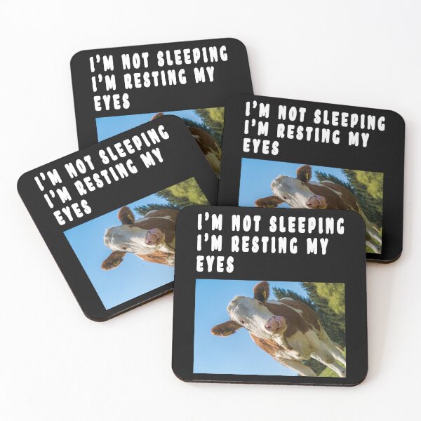 Item preview, I'M NOT SLEEPING, I'M RESTING MY EYES. designed and sold by GOLDFAMILYSHOP.