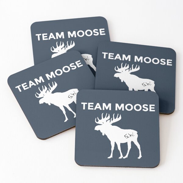 Item preview, team moose - white designed and sold by lexicolor.