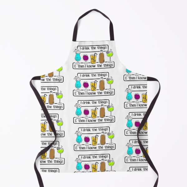 Item preview, FUNNY cocktail lovers - I DRINK and know THINGS - social drinker - introverted extrovert designed and sold by originalsusie.
