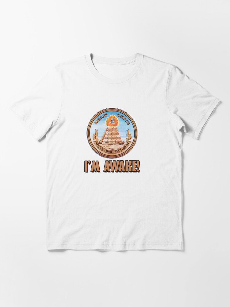 Thumbnail 2 of 7, Essential T-Shirt, I'm Awake! designed and sold by Alan James.