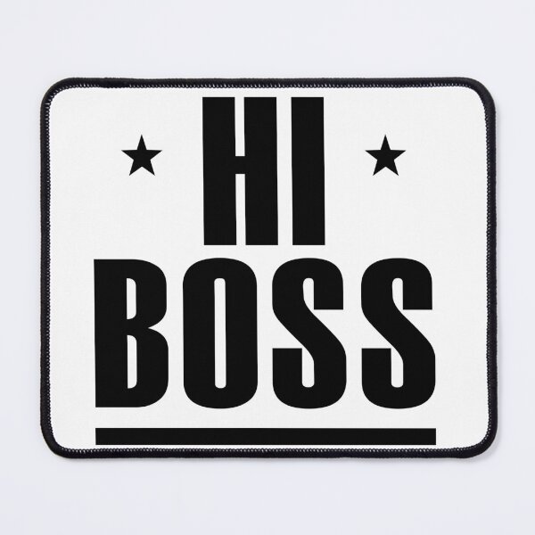 Item preview, Greeting - Hi Boss designed and sold by AlfabetDesign.
