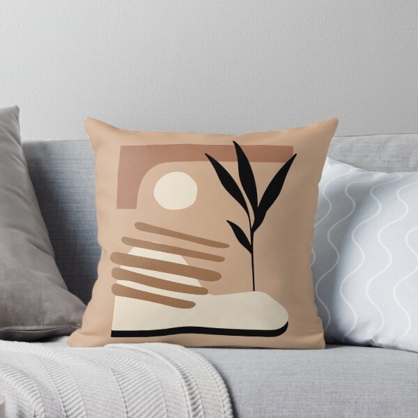 Item preview, Minimal Modern  Abstract Shapes  leave  Warm Tones  Design designed and sold by zedonee.