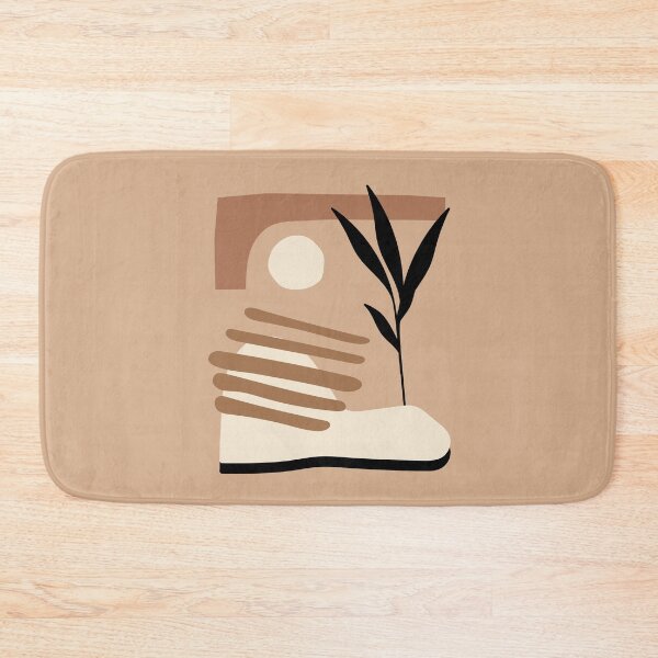 Item preview, Minimal Modern  Abstract Shapes  leave  Warm Tones  Design designed and sold by zedonee.