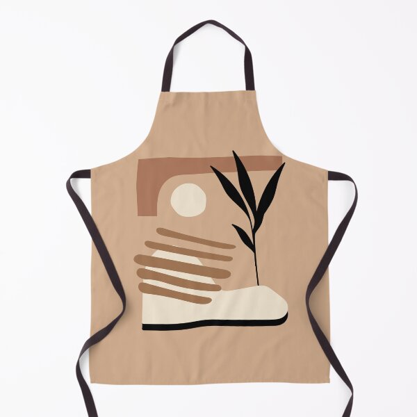 Item preview, Minimal Modern Abstract Shapes leave Warm Tones Design designed and sold by zedonee.