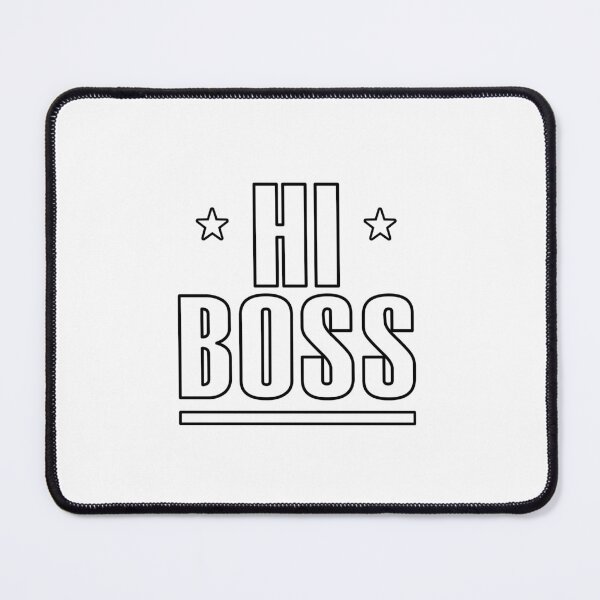 Item preview, Greeting - Hi Boss designed and sold by AlfabetDesign.