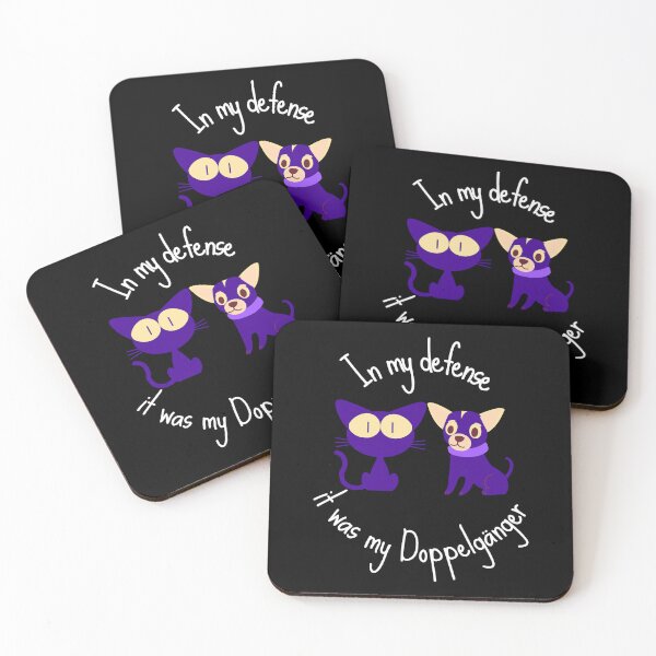 Item preview, In my defense, it was my Doppelganger - Funny Design designed and sold by GoPublicTeam.