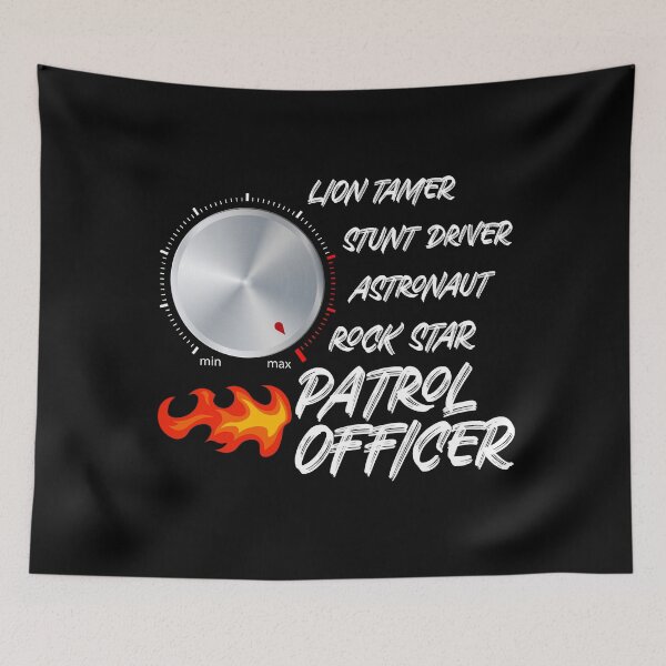 Item preview, Funny Badass Patrol Officer T-Shirt, Cool Occupation Graphic designed and sold by GO SHIRT-TEE.