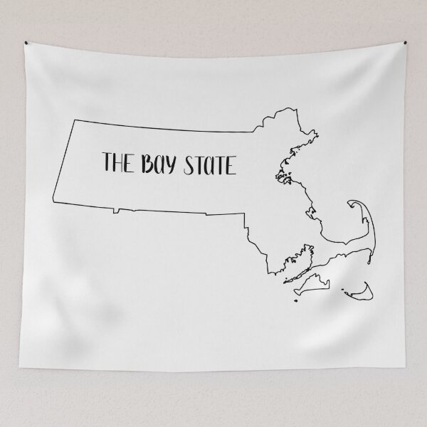 Item preview, Massachusetts state line - The bay state designed and sold by J---store.