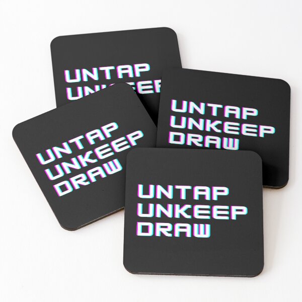 Item preview, Untap Unkeep Draw glitch style designed and sold by SweetbeStore.
