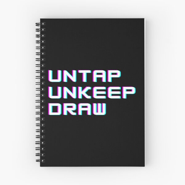 Item preview, Untap Unkeep Draw glitch style designed and sold by SweetbeStore.