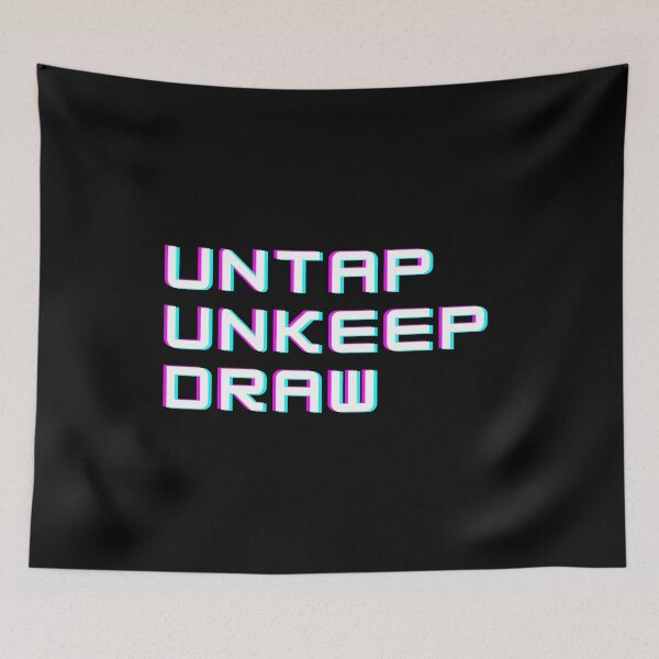 Item preview, Untap Unkeep Draw glitch style designed and sold by SweetbeStore.