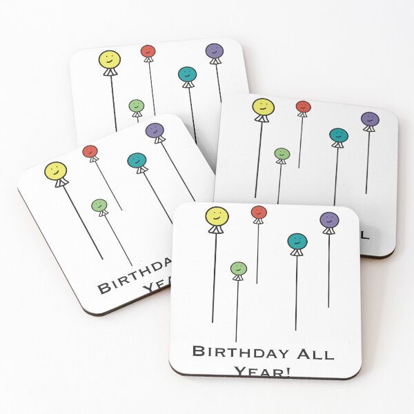 Item preview, Birthday All year long! designed and sold by Robotboyco.