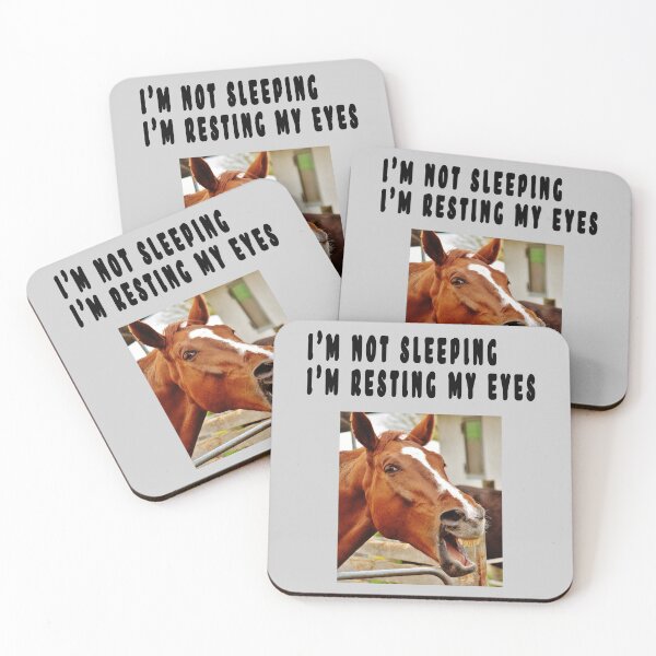 Item preview, I'M NOT SLEEPING, I'M RESTING MY EYES. designed and sold by GOLDFAMILYSHOP.