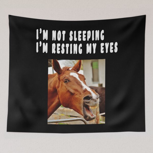 Item preview, I'M NOT SLEEPING, I'M RESTING MY EYES. designed and sold by GOLDFAMILYSHOP.